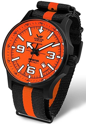 AAA 1:1 Replica Vostok Europe Watches : NH35A-5954197N 24 Jewel Decorated Automatic Nh35a Sii Japanese Movement. Can Be Hand Wound And Second Stop (hack) Is Possible. Dial Color
  
        
        
          
          
          
  
  
    Orange Men Watch