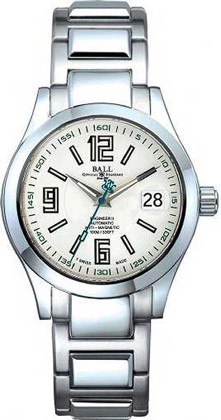 AAA 1:1 Replica Ball-Engineer-II Mens Watches White Dial Automatic 40MM NM1020C-S4-WH Watch