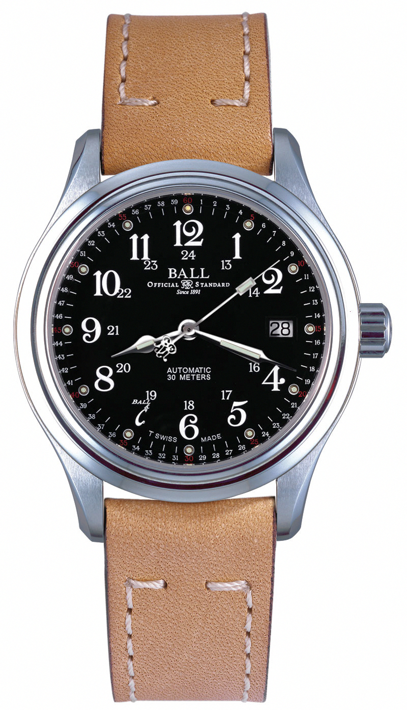 AAA 1:1 Replica Ball-TrainMaster Mens Watches Black Dial Automatic 41MM NM1038D-L1-BK Watch