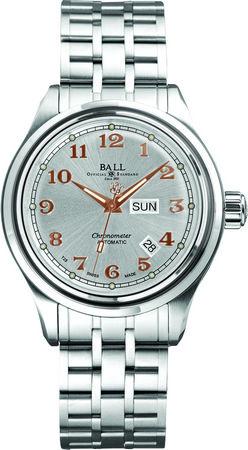 AAA 1:1 Replica Ball-Trainmaster Mens Watches Silver Dial Automatic 41MM NM1058D-SCJ-SLRG Watch