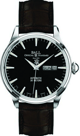 AAA 1:1 Replica Ball-TrainMaster Mens Watches Black Dial Automatic 39.5MM NM2080D-LJ-BK Watch