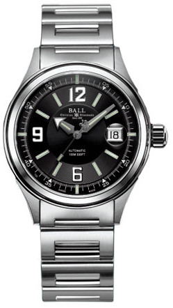 AAA 1:1 Replica Ball-Fireman Mens Watches Black Dial Automatic 40MM NM2088C-SJ-BKWH Watch
