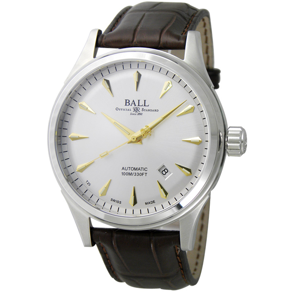 AAA 1:1 Replica Ball-Fireman Mens Watches Silver Dial Automatic 42MM NM2288C-LJ-SL Watch