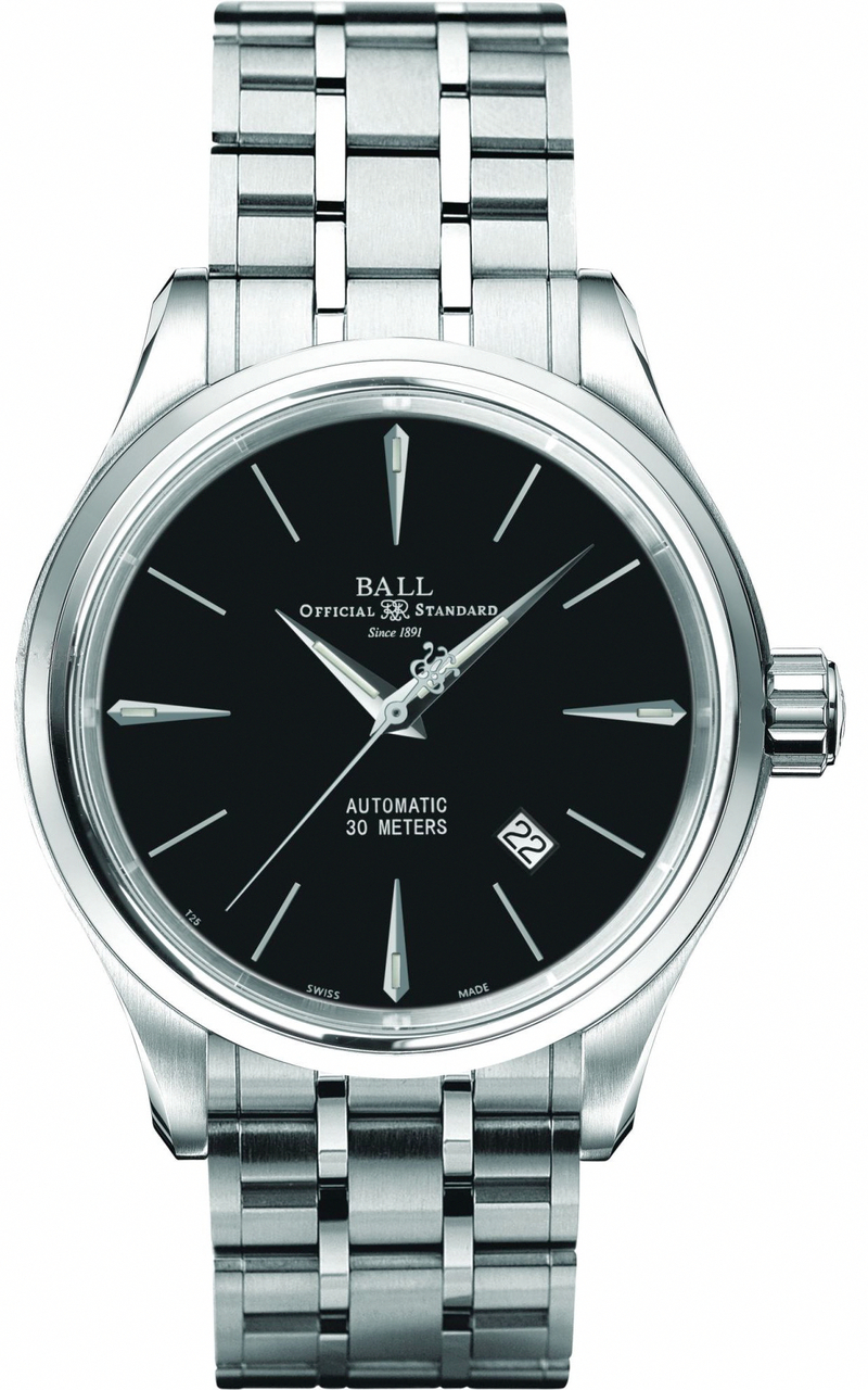 AAA 1:1 Replica Ball-TrainMaster Mens Watches Black Dial Automatic 40MM NM3080D-SJ-BK Watch