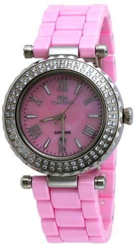 AAA 1:1 Replica Oniss Ladies Watches Pink Dial Swiss Quartz 38MM ON819-L4 Watch