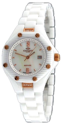 AAA 1:1 Replica Oniss Ladies Watches White Dial Swiss Quartz 36MM ON8200-LRG7 Watch
