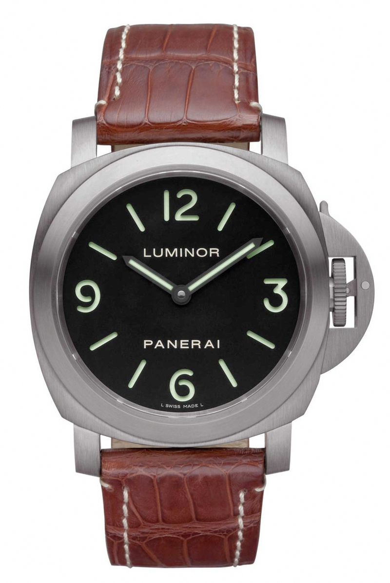 AAA 1:1 Replica Officine-Panerai-Luminor Mens Watches Black Dial Mechanical 44MM PAM00176 Watch