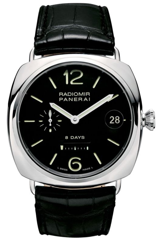 AAA 1:1 Replica Officine-Panerai-Radiomir-8-Days Mens Watches Black Dial Mechanical 45MM PAM00268 Watch