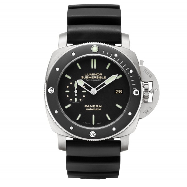 AAA 1:1 Replica Officine-Panerai-Luminor-1950 Mens Watches Black Dial Automatic 47MM PAM00389 Watch