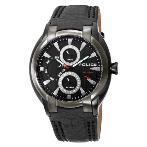 AAA 1:1 Replica Police Mens Watches Black Dial Quartz 44MM PL12534JSBU/02 Watch