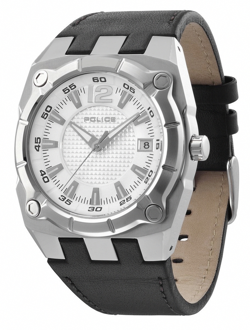 AAA 1:1 Replica Police Mens Watches Silver Dial Quartz 44MM PL12696JS/04 Watch