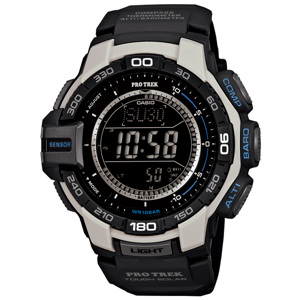 AAA 1:1 Replica Casio-Protrek Mens Watches Black Dial Solar 54.6MM PRG-270-7JF Watch