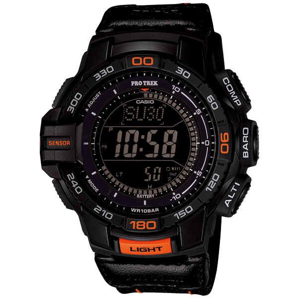 AAA 1:1 Replica Casio-Protrek Mens Watches Black Dial Tough Solar 54.6MM PRG-270B-1JF Watch