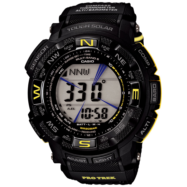 AAA 1:1 Replica Casio-Protrek Mens Watches Silver Dial Solar 56.3 x 50.6MM PRW-2600UR-1JR Watch