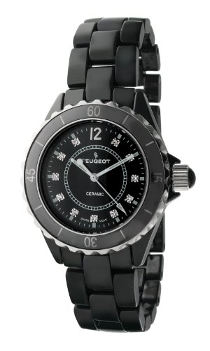 AAA 1:1 Replica Peugeot Ladies Watches Black Dial Swiss Quartz 40MM PS4895BK Watch