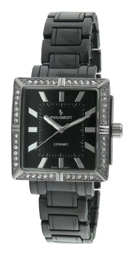 AAA 1:1 Replica Peugeot Ladies Watches Black Dial Swiss Quartz 32MM PS4903BK Watch