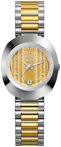 AAA 1:1 Replica Rado-Original Ladies Watches Gold Dial Quartz 27MM R12307304 Watch