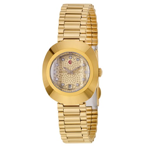 AAA 1:1 Replica Rado-Original Ladies Watches Gold Dial Quartz 27MM R12416083 Watch