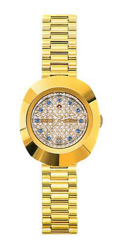 AAA 1:1 Replica Rado-Original Ladies Watches Gold Dial Automatic 34MM R12416393 Watch