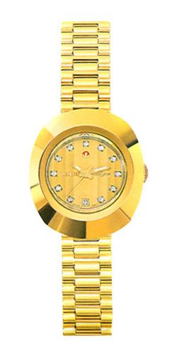 AAA 1:1 Replica Rado-Original Ladies Watches Gold Dial Automatic 34MM R12416633 Watch