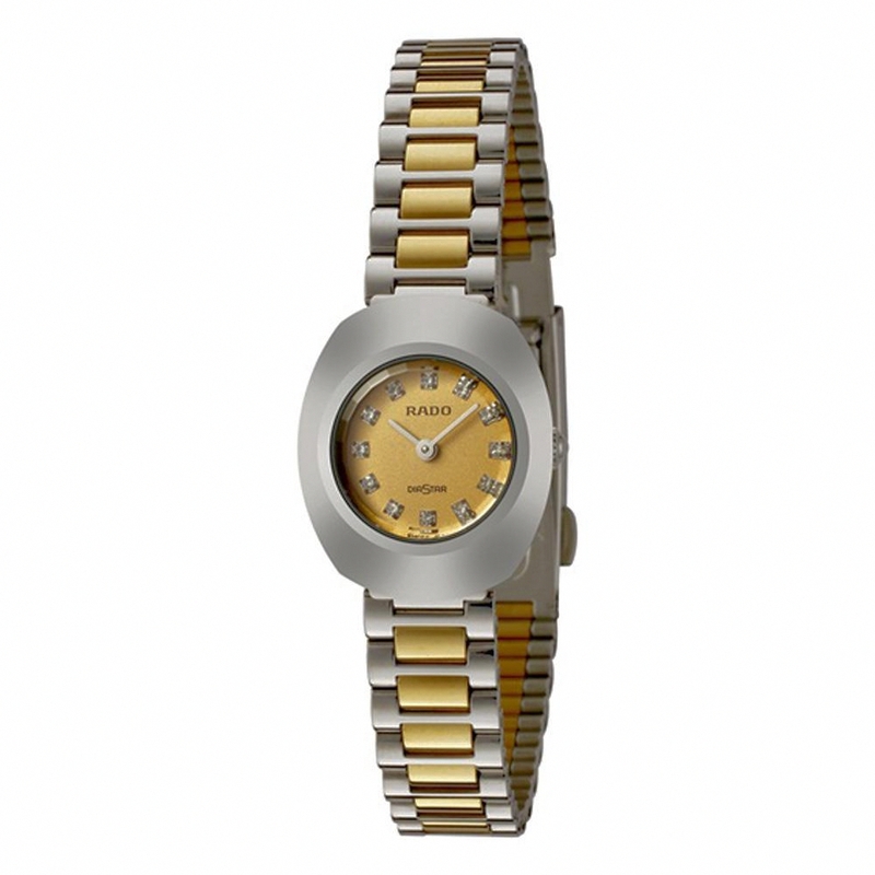 AAA 1:1 Replica Rado-Original Ladies Watches Gold Dial Automatic 34MM R12558633 Watch