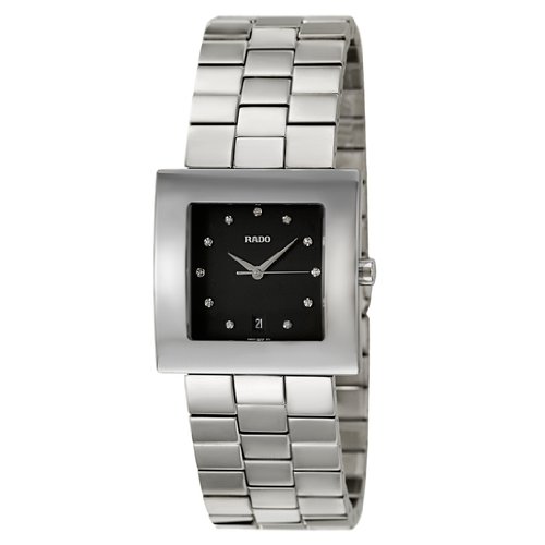 AAA 1:1 Replica Rado-Diastar Mens Watches Black Dial Quartz 27MM R18681713 Watch
