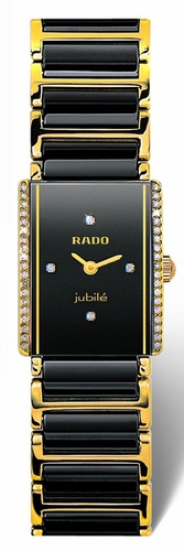 AAA 1:1 Replica Rado-Integral Ladies Watches Black Dial Quartz 22MM R20339712 Watch