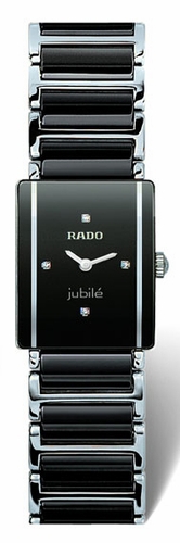 AAA 1:1 Replica Rado-Integral Ladies Watches Black Dial Quartz 22MM R20488712 Watch