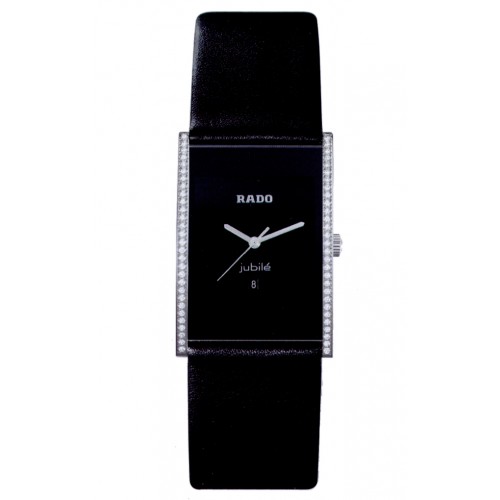 AAA 1:1 Replica Rado-Women Ladies Watches Black Dial Quartz 27.1MM R20757155 Watch