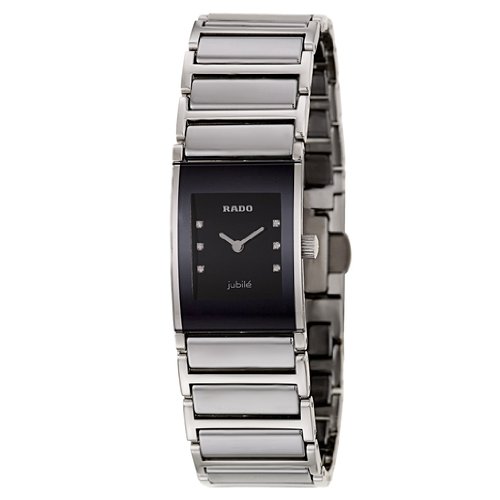 AAA 1:1 Replica Rado-Integral Ladies Watches Black Dial Quartz 19MM R20786759 Watch