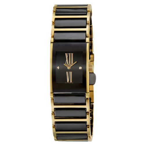 AAA 1:1 Replica Rado-Integral Ladies Watches Black Dial Quartz 20MM R20789762 Watch