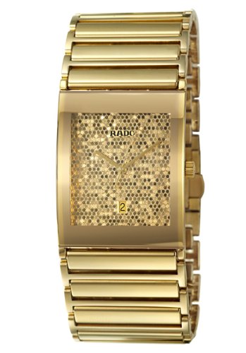 AAA 1:1 Replica Rado-Integral Mens Watches Gold Dial Quartz 31MM R20863252 Watch