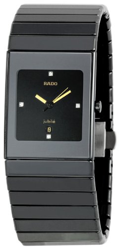 AAA 1:1 Replica Rado-Ceramica Mens Watches Black Dial Quartz 32MM R21347742 Watch