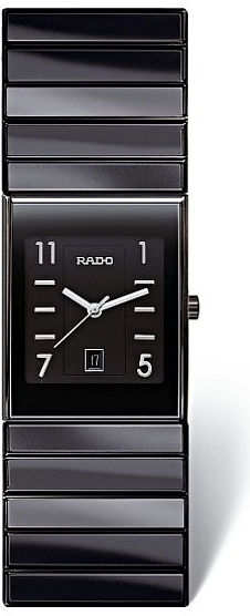AAA 1:1 Replica Rado-Ceramica Ladies Watches Black Dial Quartz 24MM R21348202 Watch