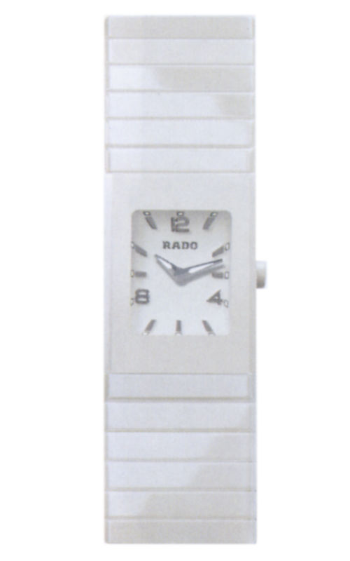 AAA 1:1 Replica Rado-Ceramica Ladies Watches White Dial Quartz 23MM R21712012 Watch