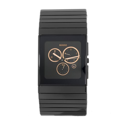 AAA 1:1 Replica Rado-Ceramica Mens Watches Black Dial Quartz 36MM R21714162 Watch