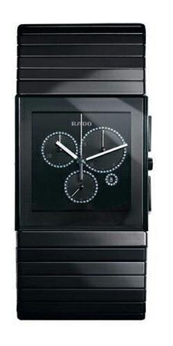 AAA 1:1 Replica Rado-Ceramica Mens Watches Black Dial Quartz 36MM R21714702 Watch