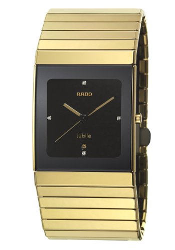 AAA 1:1 Replica Rado Mens Watches Black Dial Swiss Quartz 35MM R21892742 Watch