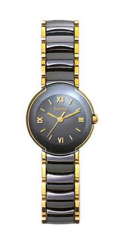 AAA 1:1 Replica Rado-Coupole Ladies Watches Black Dial Quartz 24MM R22619182 Watch