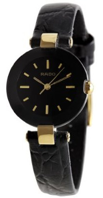 AAA 1:1 Replica Rado-Coupole Ladies Watches Black Dial Quartz 24MM R22829155 Watch