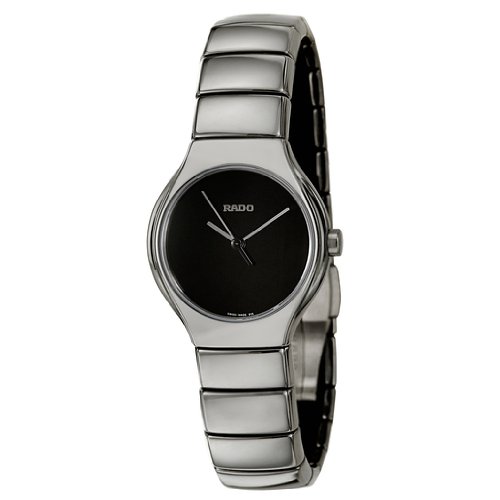 AAA 1:1 Replica Rado-True Ladies Watches Black Dial Quartz 27MM R27656152 Watch