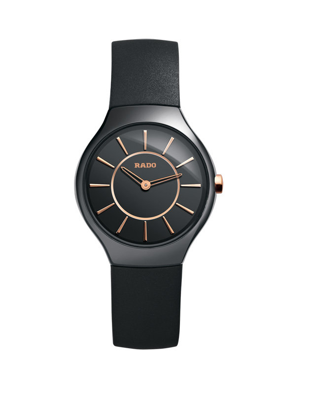 AAA 1:1 Replica Rado-Women Ladies Watches Black Dial Quartz 30MM R27742159 Watch