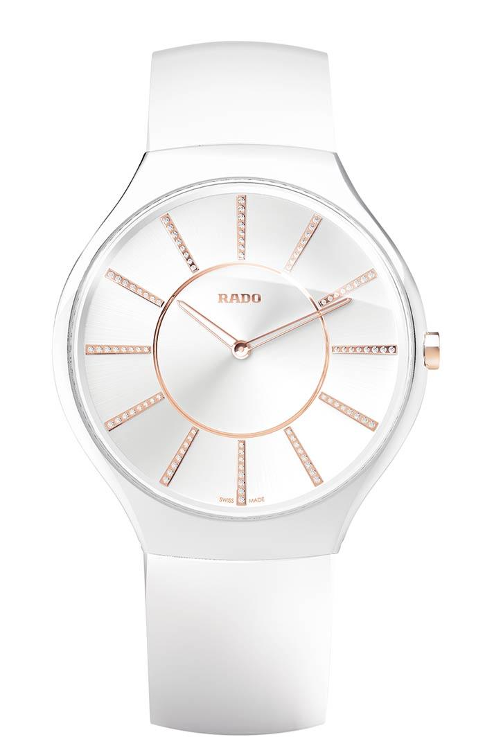 AAA 1:1 Replica Rado-True-Thinline Ladies Watches White Dial Quartz 38.5MM R27957709 Watch