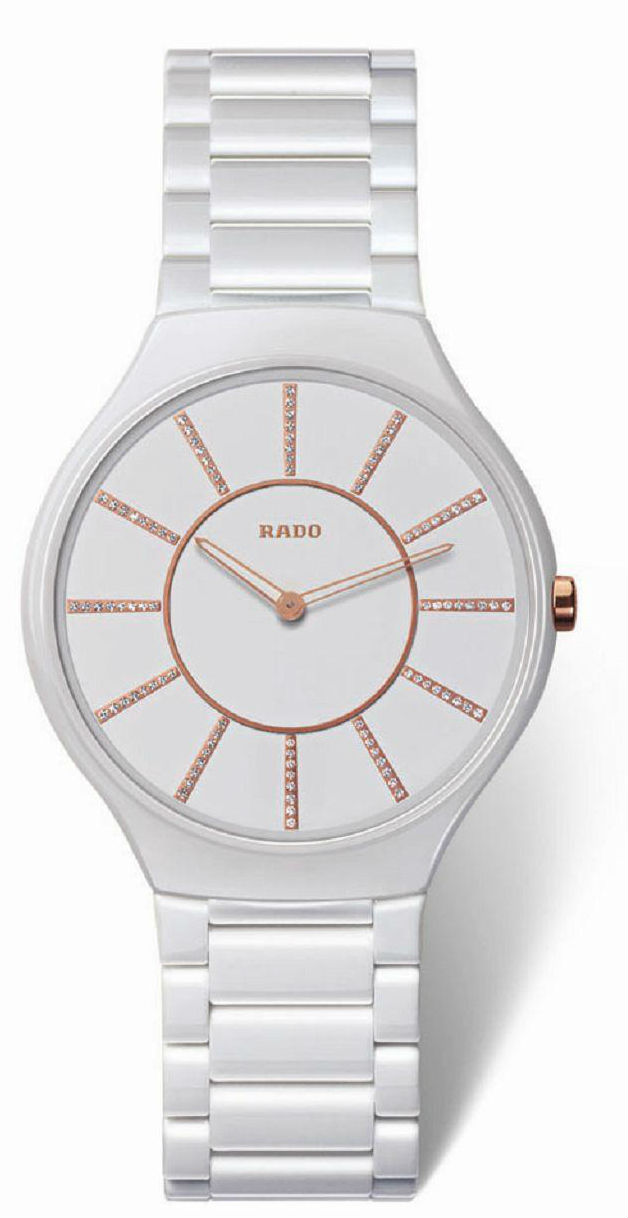 AAA 1:1 Replica Rado-True-Thinline Ladies Watches White Dial Quartz 30MM R27958702 Watch