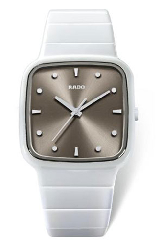 AAA 1:1 Replica Rado-R5.5 Ladies Watches Gray Dial Quartz 37MM R28382312 Watch