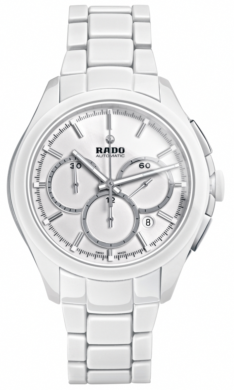 AAA 1:1 Replica Rado-Hyperchrome Mens Watches White Dial Automatic 45MM R32274012 Watch