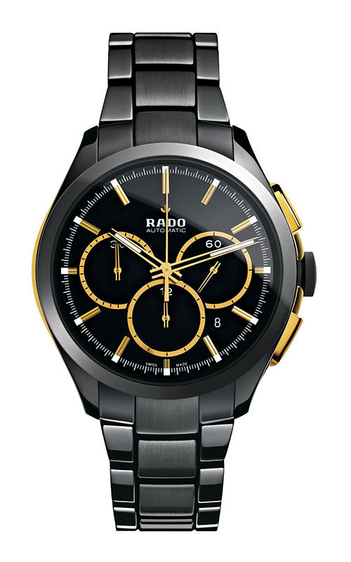 AAA 1:1 Replica Rado-Hyperchrome Mens Watches Black Dial Automatic 45MM R32277152 Watch