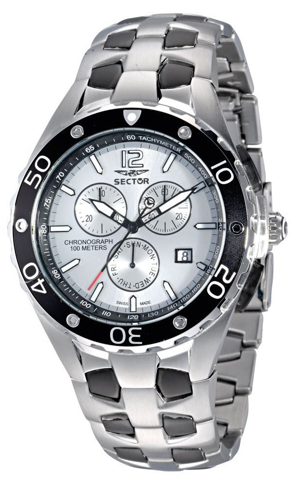 AAA 1:1 Replica Sector Mens Watches Silver Dial Quartz 44MM R3253934015 Watch