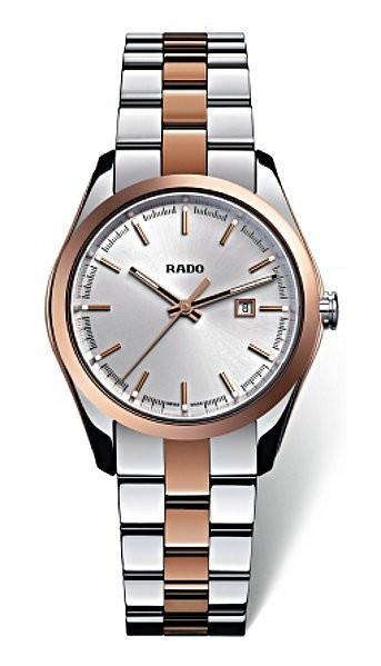 AAA 1:1 Replica Rado-Hyperchrome Ladies Watches Silver Dial Quartz 34MM R32976102 Watch