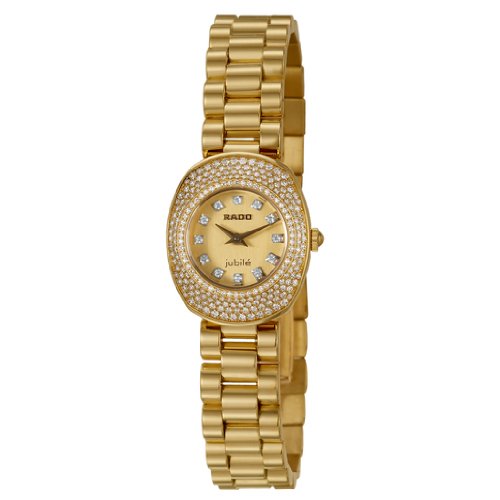 AAA 1:1 Replica Rado-Women Ladies Watches Gold Dial Quartz 21MM R91176738 Watch